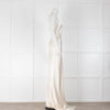 Nili Lotan Katie Silk V Neck Sleeveless Gown With Train