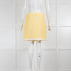 Boutique Moschino Yellow Applique Daisy Mini Skirt