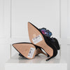 Sophia Webster Black Butterfly Suede Ankle Heeled Boots