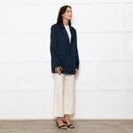 Second Female Midnight Blue Satin Jacket