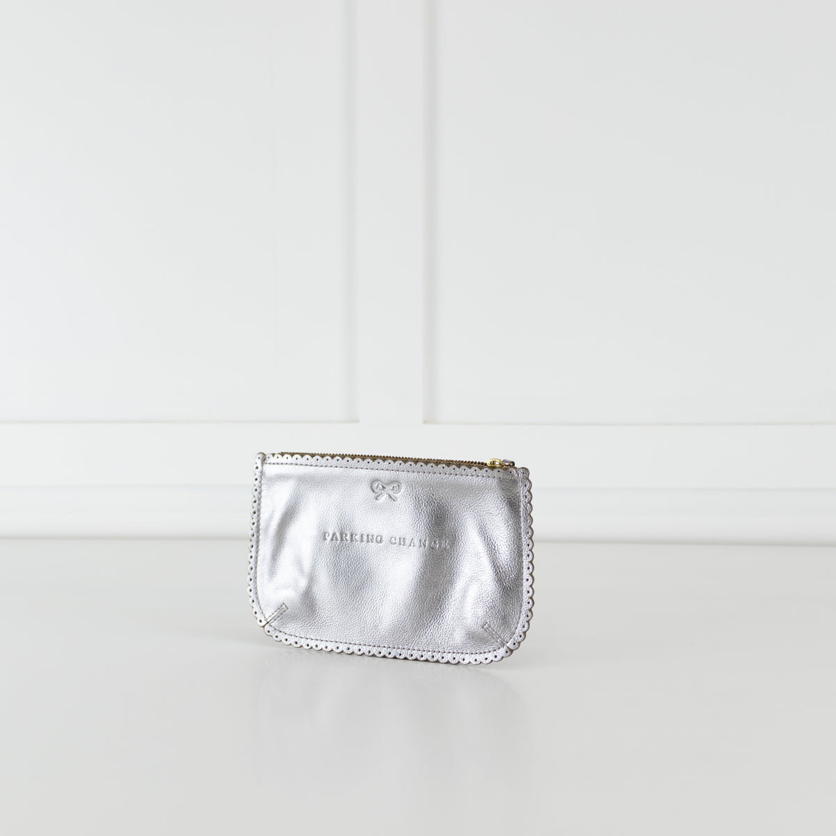 Anya Hindmarch Silver Parking Change Pouch