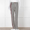 Dolce & Gabbana Black And White Stripped Trousers