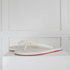Christian Louboutin White Donna Flip Flops