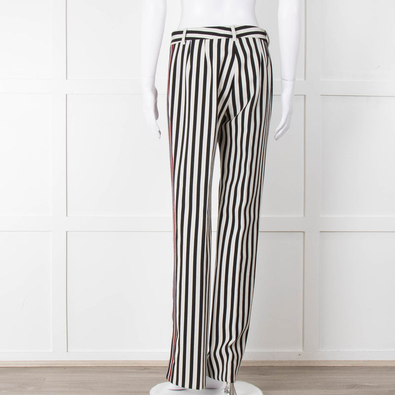 Dolce & Gabbana Black And White Stripped Trousers