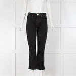 Raey Black Crop Denim