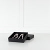 David Koma Silver Irregular Crystal Chandelier Clip-on  Earrings