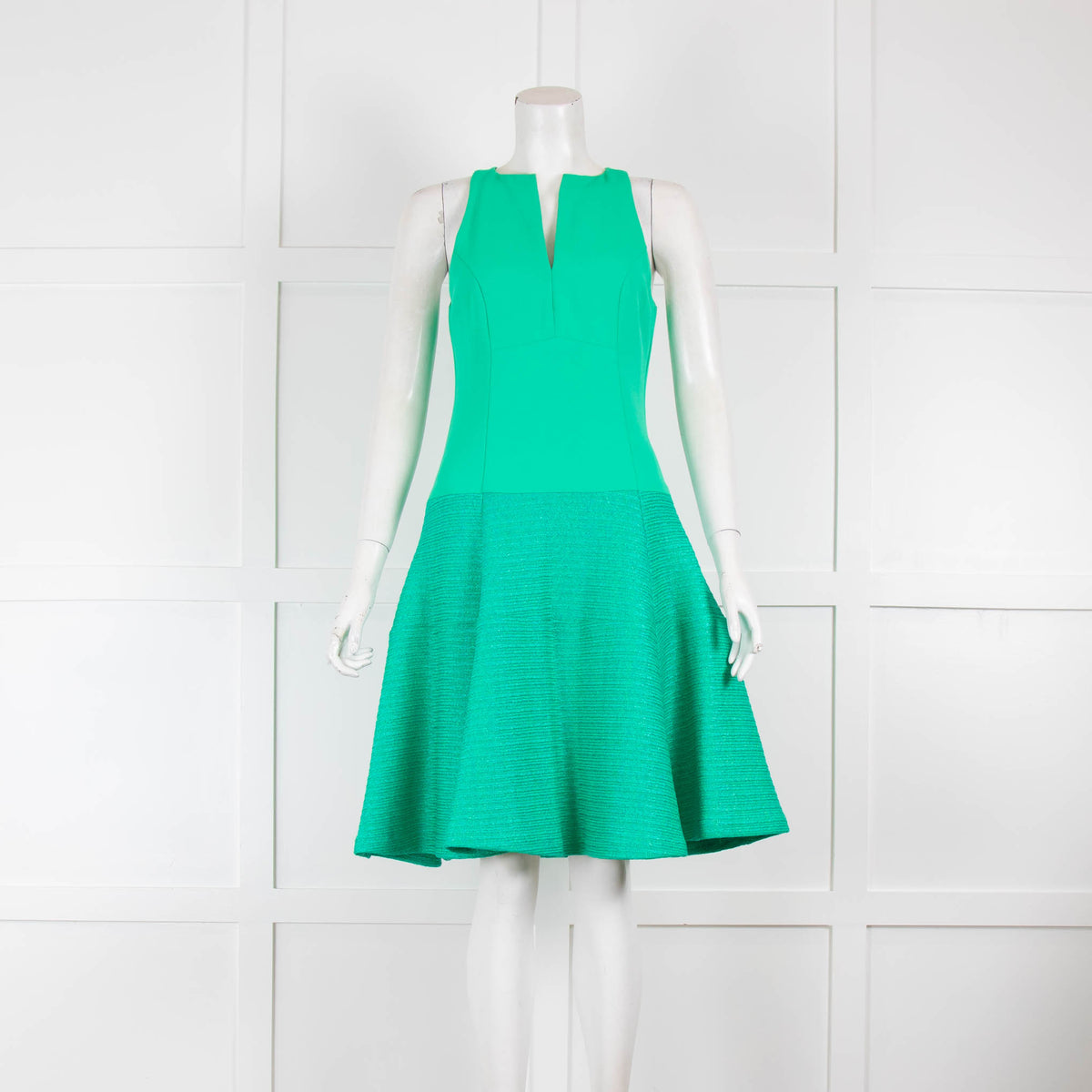 Nanette Lepore Green Dress Boucle Skirt