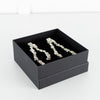 David Koma Silver Irregular Crystal Chandelier Clip-on  Earrings