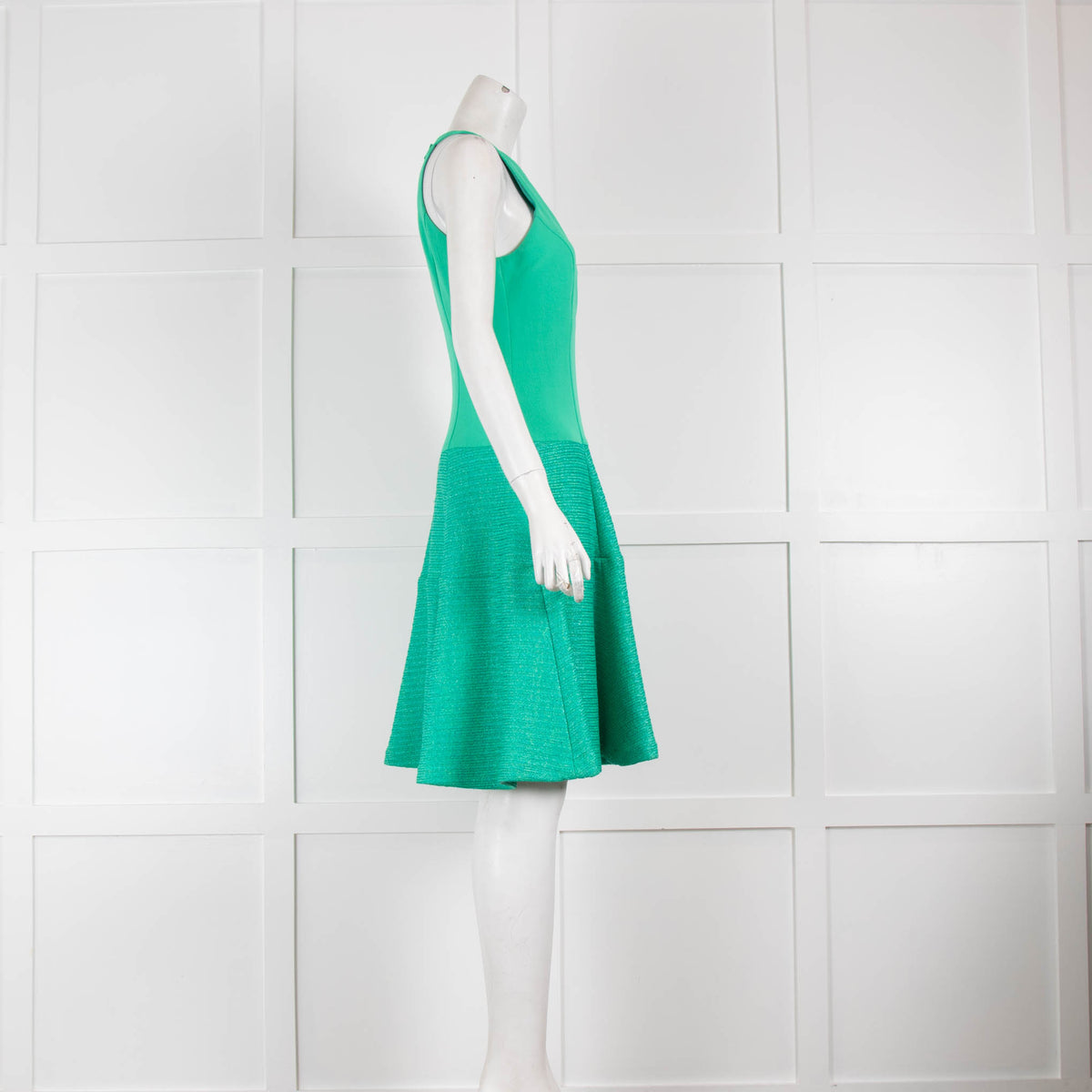 Nanette Lepore Green Dress Boucle Skirt