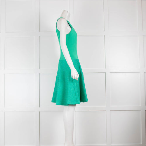 Nanette Lepore Green Dress Boucle Skirt