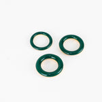 Charlotte Chesnais Trio Green Enamel Rings