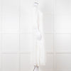 Aspiga White Cotton Midi Dress
