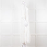 Aspiga White Cotton Midi Dress