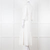 Aspiga White Cotton Midi Dress