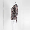 Dea Kudibal Stacey Silk Black Grey Pink Paisley Print  Blouse
