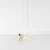 Nue Studio + Linda Farrow White Gold Crystals Oversized Sunglasses