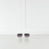 Nue Studio + Linda Farrow White Gold Crystals Oversized Sunglasses