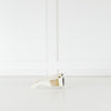 Nue Studio + Linda Farrow White Gold Crystals Oversized Sunglasses