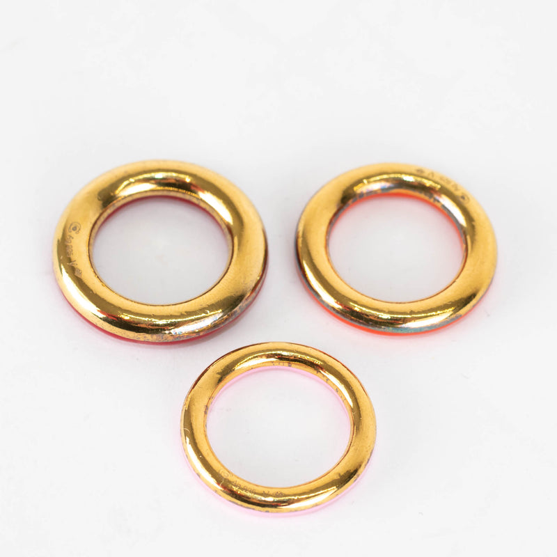 Charlotte Chesnais Pink Trio Enamel Rings