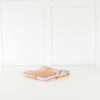 Aspinal Of London Pale Pink Beige Silk Square Scarf