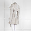 Burberry Grey Unlined Short Trench