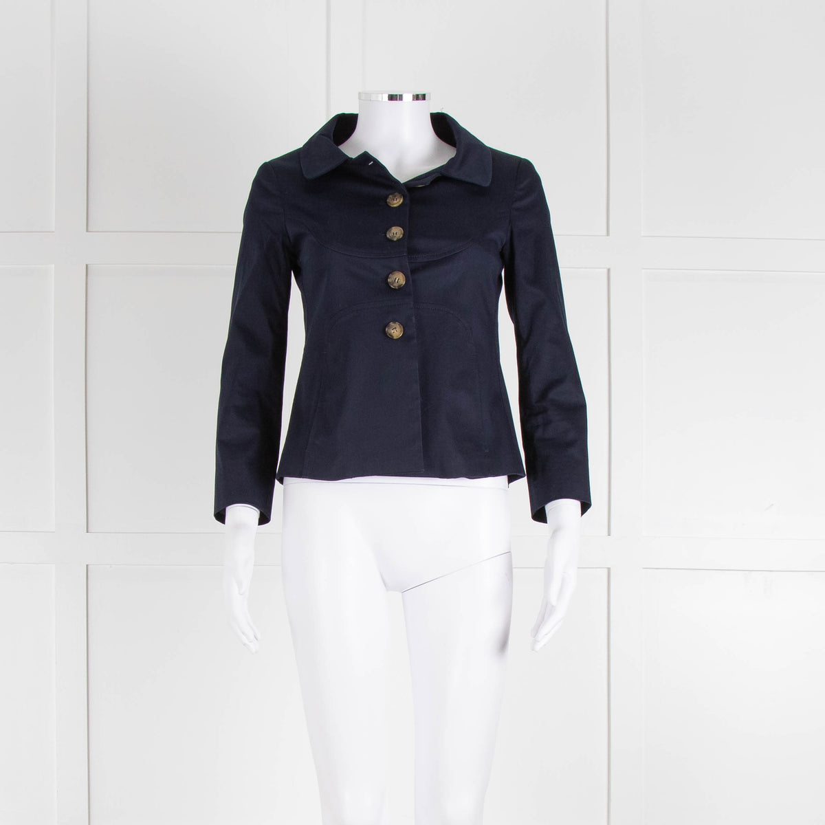 Red Valentino Navy Cotton Jacket