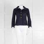 Red Valentino Navy Cotton Jacket