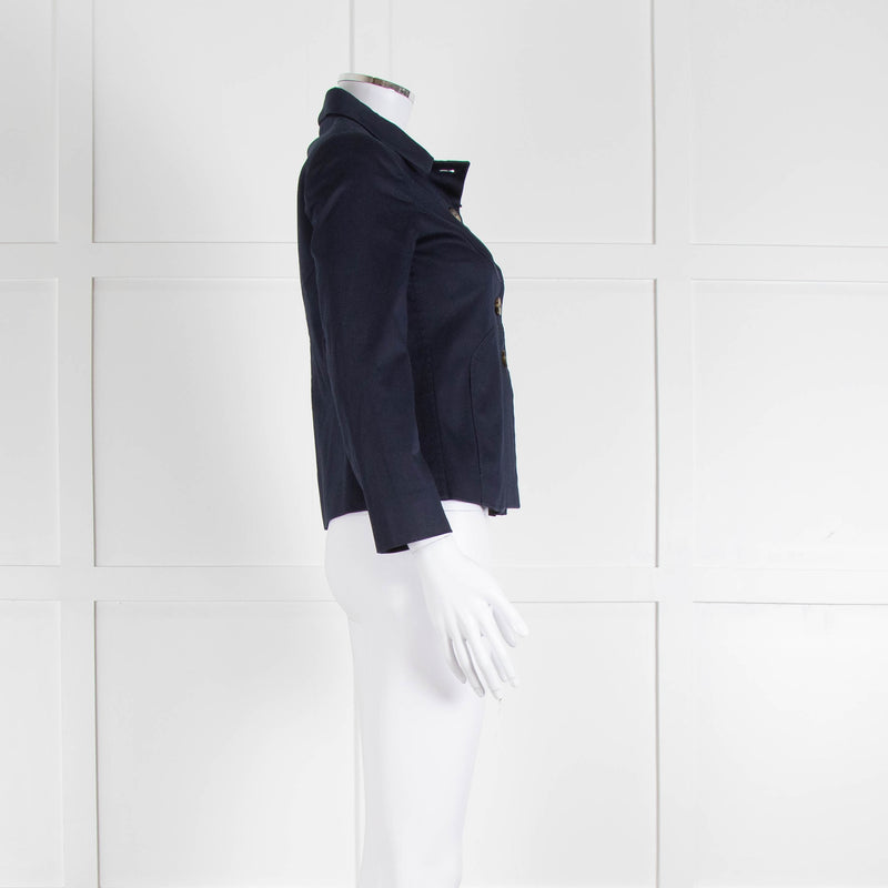 Red Valentino Navy Cotton Jacket