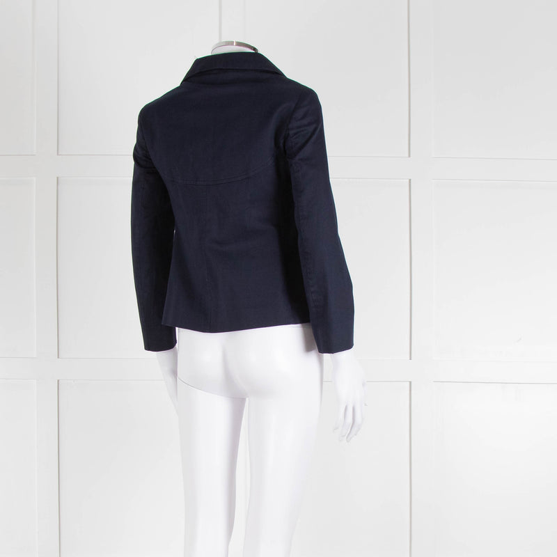 Red Valentino Navy Cotton Jacket
