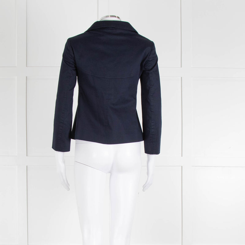 Red Valentino Navy Cotton Jacket