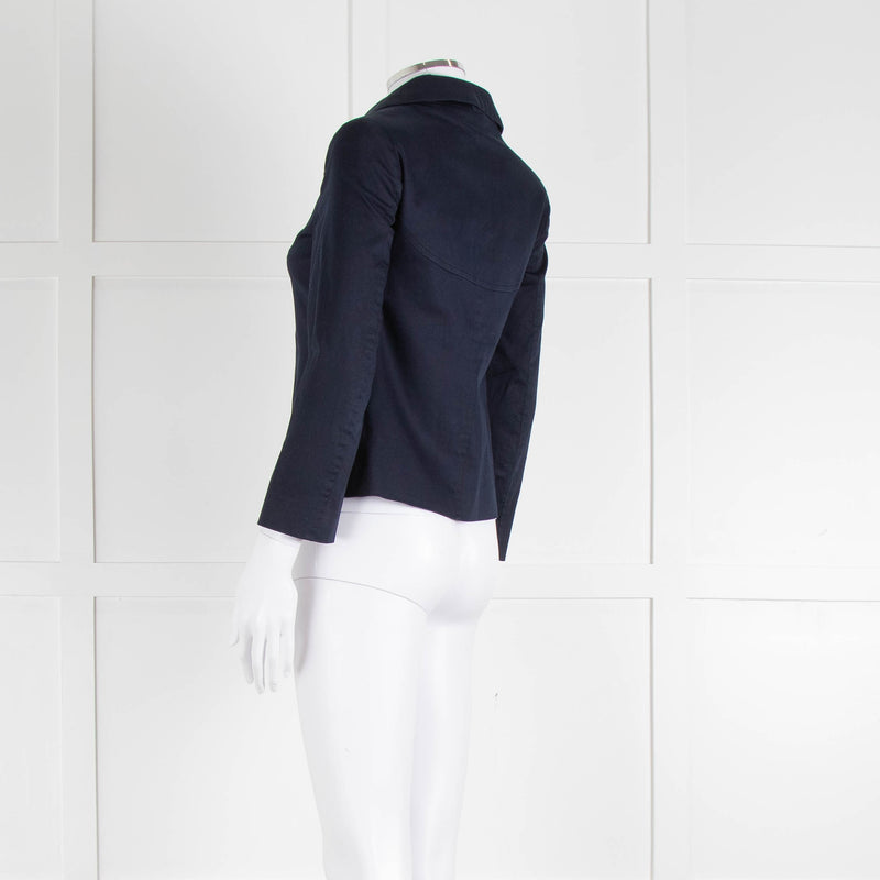 Red Valentino Navy Cotton Jacket
