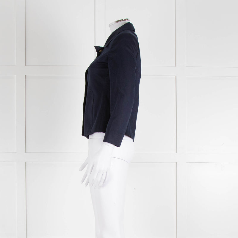 Red Valentino Navy Cotton Jacket