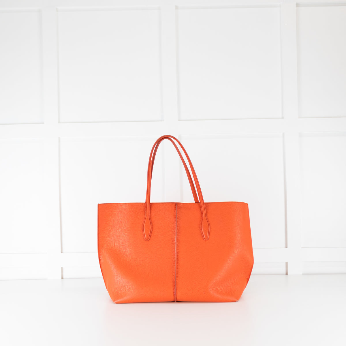Tod's Orange Joy Large Tote Bag