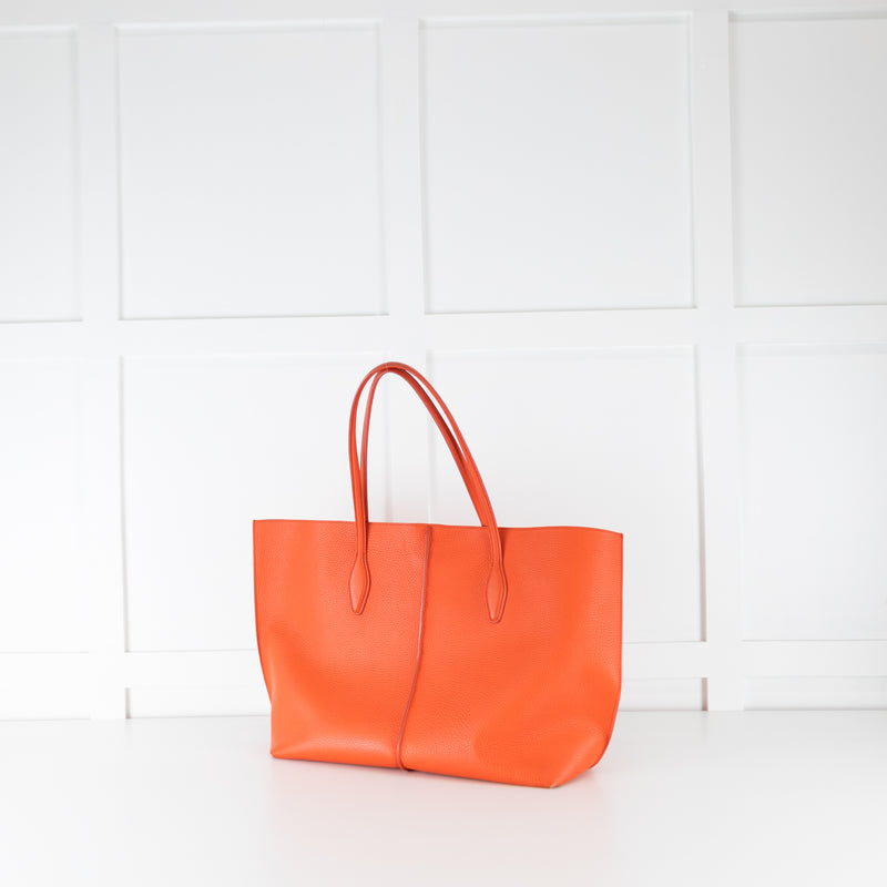 Tod's Orange Joy Large Tote Bag