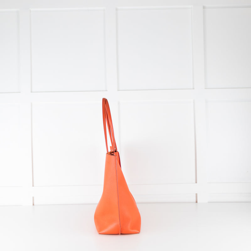 Tod's Orange Joy Large Tote Bag
