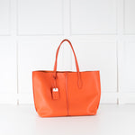 Tod's Orange Joy Large Tote Bag