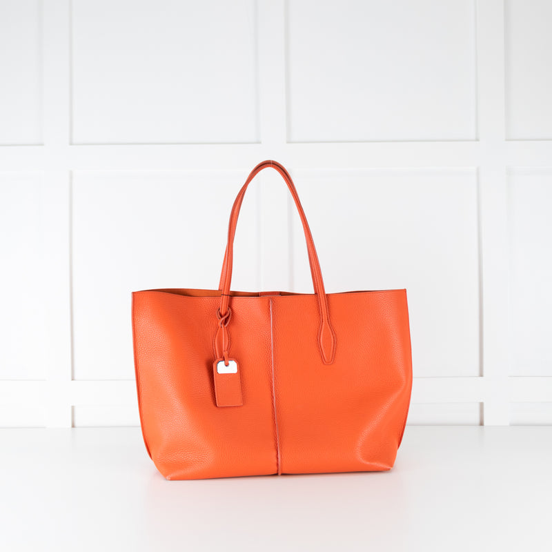 Tod's Orange Joy Large Tote Bag