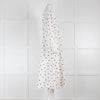 ME EM White Lilac Floral Long Sleeve Maxi Dress
