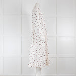 ME EM White Lilac Floral Long Sleeve Maxi Dress