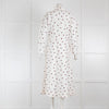 ME EM White Lilac Floral Long Sleeve Maxi Dress