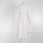 ME EM White Lilac Floral Long Sleeve Maxi Dress
