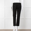 Joseph Black Cotton Blend Cigarette Trousers