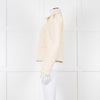 Me + Em Cream Boucle Collared Zip Up Jacket