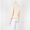 Me + Em Cream Boucle Collared Zip Up Jacket