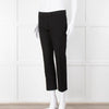 Joseph Black Cotton Blend Cigarette Trousers