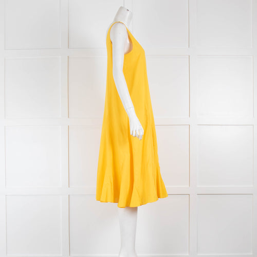 Rhode Yellow Cotton Sleeveless Sun Dress
