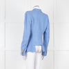 Smythe Duchess Pale Blue Linen Single Breasted Blazer