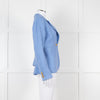 Smythe Duchess Pale Blue Linen Single Breasted Blazer