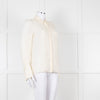 Me + Em Cream Blouse with Jewelled Buttons and Lace Panels