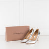 Gianvito Rossi Silver 85 Court Shoe